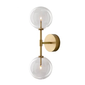 Moderne Luxuriöse Nordische Postmoderne Hotel-Wandleuchte Vintage Restaurierung Lange Glas-Hardware LED-Lichtquelle für Schlafzimmer - Product Image 6