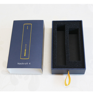 Custom High-End Rigid Drawer Gift Box for <b>Consumer</b> <b>Electronics</b> Made Art Recycled Materials Matt Lamination Embossing Printing - Product Image 4