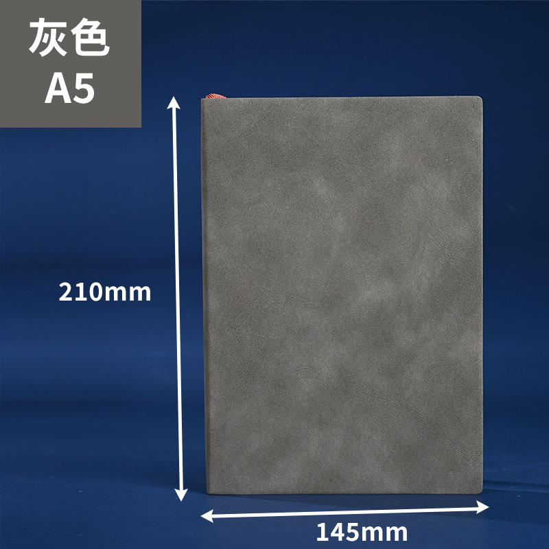 A5 cuir souple gris-page 200