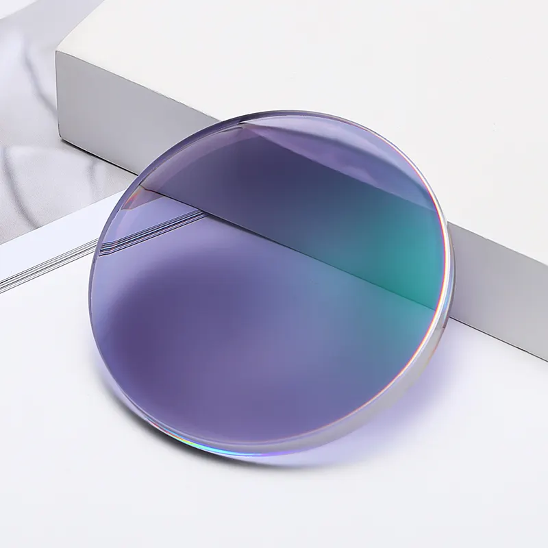 Photochromic Sunglasses Lens 1.56 Photo Pink/Blue/Purple/Yellow Single Vision Optical Lens Resin Multicolor Lens