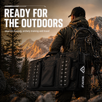 Étui de transport tactique pour arc composé OEM en gros, en nylon 1000D imperméable et rembourré, avec poches zippées pour la chasse et les activités de plein air