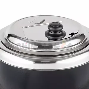 Calentador de sopa de <span class=keywords><strong>10L</strong></span>, olla caliente eléctrica de acero inoxidable, calentador de sopa para restaurante de comida rápida - Product Image 4