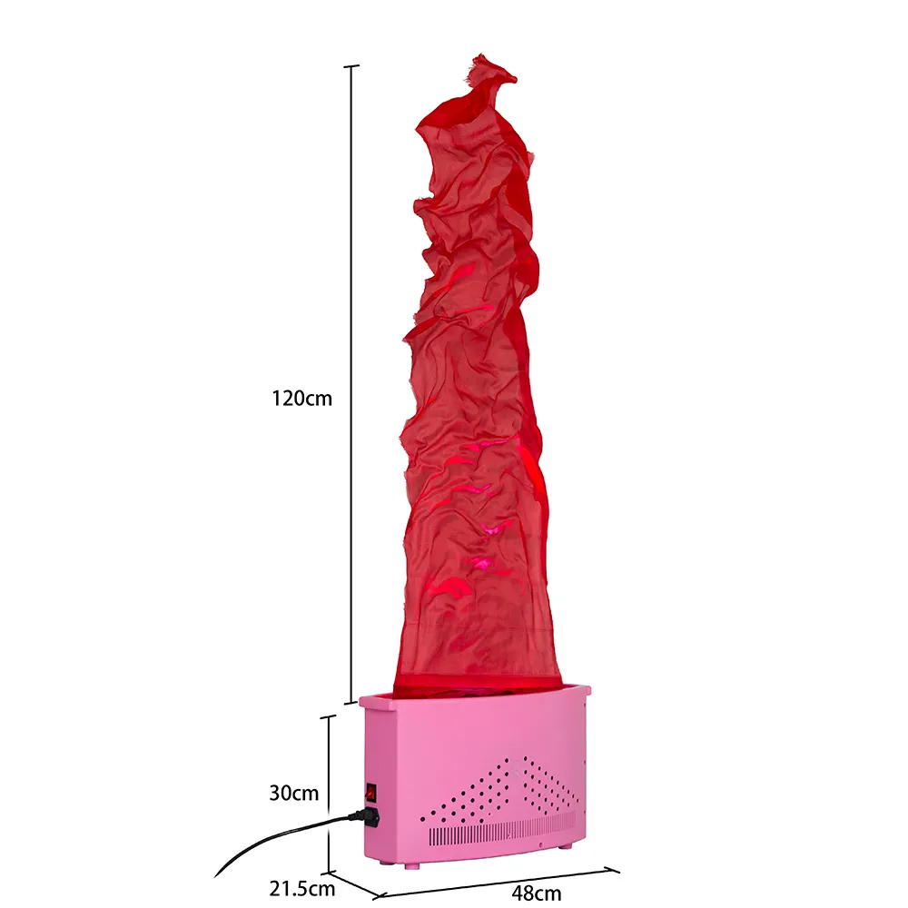 2020 d'étape de noël lumière led effet feu a mené la lumière de flamme de soie soie rouge lumière de fête