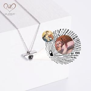 ถ่านหิน2021<span class=keywords><strong>เกาหลี</strong></span>งบสแตนเลสส่วนบุคคลภาพฉาย Chocker สร้อยคอสำหรับของขวัญ<span class=keywords><strong>วัน</strong></span>วาเลนไทน์ - Product Image 2