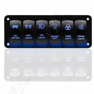 <span class=keywords><strong>5</strong></span>-Pin On/Off chuyển đổi Rocker bảng chuyển đổi 12V-24V LED màu xanh Đèn công nghiệp sử dụng SPST chức năng - Product Image 3