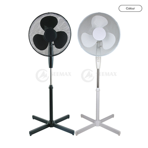 Susurro silencioso giratorio parrilla eléctrica Pedestal pie ventilador - Product Image 5