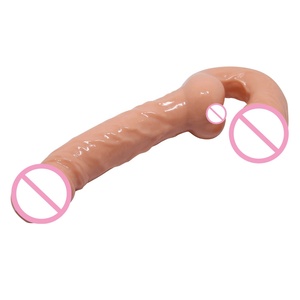 Consolador de doble cabeza realista para masturbación femenina, productos sexuales para adultos, con dos extremos para lesbiana - Product Image 3