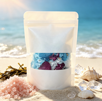 Sel de Bain Aromathérapie Rose Camomille Lavande Himalayenne Relaxant Corps et Pieds Marque Privée Bio Minéral