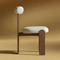 Chaise en bois en caoutchouc de meubles de salle à manger de conception japonaise classique avec des chaises de salle à manger d'hôtel de restaurant commercial de boucle pour des événements
