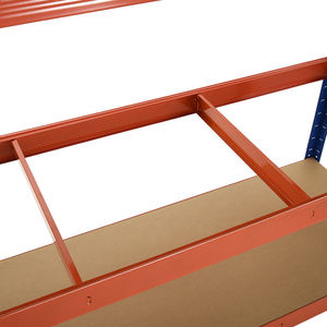 Estantería de punto de <span class=keywords><strong>metal</strong></span> con remache para garaje, estantería resistente de 4 niveles, 180x120x60 cm - Product Image 2