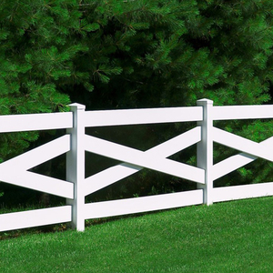 Cerca para Caballos de Vinilo Estilo Rancho, Duradera, Ecológica, Resistente a los Rayos UV, Tratada Térmicamente, Modelado 3D, Rentable - Product Image 2