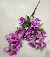 Branche d'arbre artificielle de Bougainvillea Spectabilis, Bougainvillea Glabra pour la décoration de Noël, de la rentrée scolaire et du Nouvel An chinois