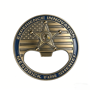 ที่เปิดขวดโลหะแบบโมเดิร์นสั่งทำพิเศษ พร้อมดีไซน์เหรียญที่ระลึก ทนทาน เหมาะสำหรับงานเทศกาลเบียร์ - Product Image 1