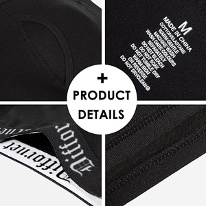 Éxito de Ventas Bóxers para Hombre del Fabricante, Trunks de Bambú con Logotipo Personalizado, Ropa Interior, Calzoncillos y Bóxers para Hombre - Product Image 5