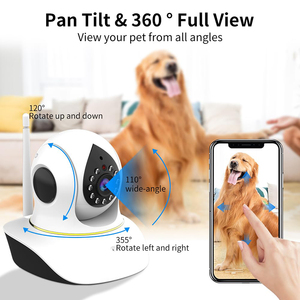 Nouvelle Caméra de Surveillance Intelligente pour Animaux de Compagnie 3MP avec Vision Nocturne, Contrôle à Distance Mobile, Interactivité Automatique et Audio Bidirectionnel – Jouet Amusant - Product Image 3