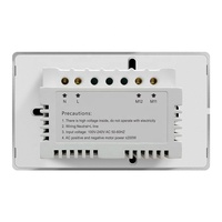 Interrupteur intelligent Wi-Fi pour volet roulant et rideau, commande vocale, 10A, compatible Smart Life