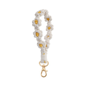 Llavero <span class=keywords><strong>de</strong></span> <span class=keywords><strong>Tela</strong></span> Tejido <span class=keywords><strong>a</strong></span> <span class=keywords><strong>Mano</strong></span> con Diseño <span class=keywords><strong>de</strong></span> Margaritas para Teléfono - Product Image 5