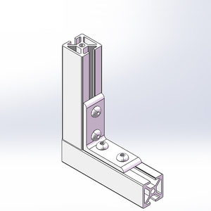Profilé en aluminium extrudé à fente en T OB2525E2Q <span class=keywords><strong>25x25</strong></span> de Chine pour l'industrie, profilés à fente en T pour établi # 8150 - Product Image 5