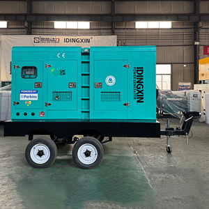 Générateurs diesel portables silencieux Perkins certifiés EPA 50 kVA 70 kW 80 kW 90 kW 100 kVA monophasés/triphasés 60 Hz, idéaux pour l'extérieur - Product Image 2