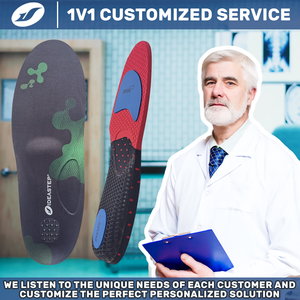 Semelles orthopédiques pour <span class=keywords><strong>chaussures</strong></span> de sport Ideastep, soutien de la voûte plantaire, vente en gros, hommes, <span class=keywords><strong>hallux</strong></span>, réglables, rigides, sport, TPE - Product Image 6