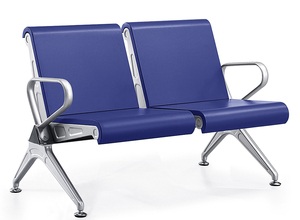 Chaise d'hôtellerie commerciale en mousse PU de 2 places, banc d'habillage commercial pour hôtel, - Product Image 2
