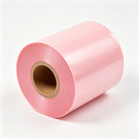Ruban thermique rose Haoxuan 60 mm x 300 m, ruban couleur compact pour petites étiquettes, emballages et impression de produits