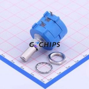 Resistencia Ajustable/Potenciómetro 3590S-2-104L, Componente de Orificio Pasante (THT)-3P, Resistencia de 22.2mm, 100kOhm, 5% - Product Image 2