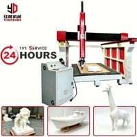 Fresadora CNC Industrial de 4/5 Ejes para Figuras de Espuma EPS en 3D y Patrones de Madera de Precisión