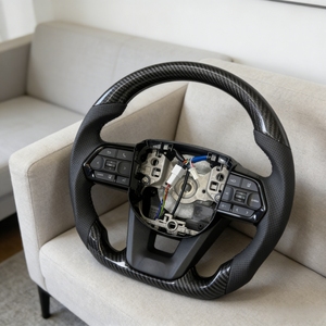 Convient pour le volant en fibre de carbone <span class=keywords><strong>Toyota</strong></span> Prado Camry Alphard Highlander RAV4 Siena Crown Alts Hilux Noah Lexus <span class=keywords><strong>Corolla</strong></span> - Product Image 3