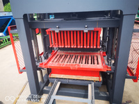 Machine de fabrication de blocs de ciment creux, de briques et de pavés, entièrement automatique, hydraulique, avec moteur et pompe PLC