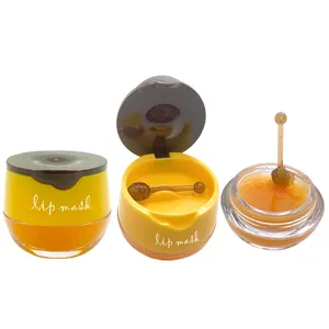 Organic Vegan Arnica Lip Balm Honey Private Label Flavour Lip Mask Cream Female Lip Balm Cute With Yellow Sunscreen 1 Pc Packed