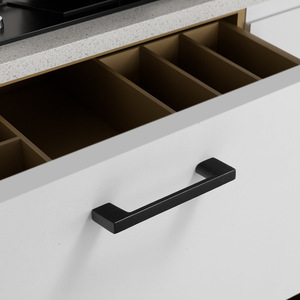 Nordic Minimalist Style Matte Brushed Cabinet Door Handle <b>for</b> Kitchen <b>Dresser</b> Shoe Wardrobe Drawer Drawer Application - Product Image 5