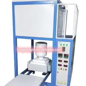 700-1700C Electric frit glass silver melting/frit/smelting top loading furnace