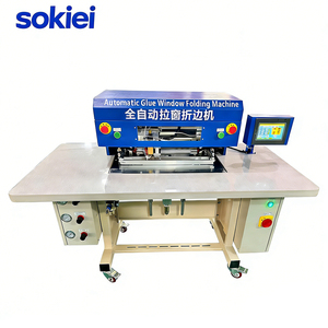 Nueva Máquina Automática de Pegado y Plegado de Ventanas Sokiei de Alta Calidad con Función de Dobladillo, 220V 900W, 1 Año de Garantía, 200kg - Product Image 1
