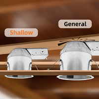 4 İnç Eğimli Tavan LED Gömme Aydınlatma Yuvası IC Onaylı Modern İç Mekan Tadilatı Can Lights Downlight IP66 Onaylı Kısılabilir