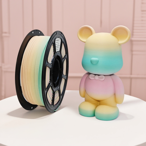 เส้นพลาสติกสำหรับเครื่องพิมพ์สามมิติแบบ PLA ผลิตโดย OEM  แบบด้านไล่เฉดสีรุ้ง ขนาด 1.75 มม. น้ำหนัก 1 กก. ผลิตในประเทศจีน - Product Image 6