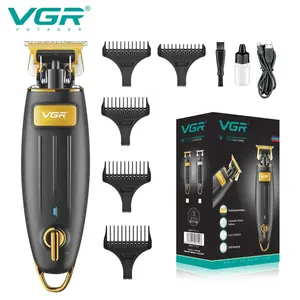 VGR V192 Chuyên Nghiệp Có Thể Sạc Lại Vàng T Blade Tóc Tông Đơ Cắt Tóc