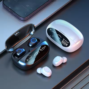 หูฟังไร้สาย M22 TWS 9D True Stereo In-Ear พร้อมจอ LED รุ่น M10 F9-5 กันน้ำ สำหรับเล่นเกมส์ มีไมโครโฟนในตัว - Product Image 2