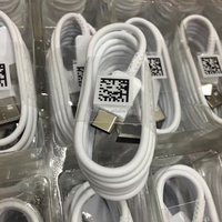 Kabel Data USB C 1M Grosir, Kabel Tipe C Pengisian Cepat untuk Samsung S8/S9/S10