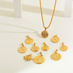 Collana con Ciondolo Drago e Fenice in Giada, Stile Punk, Placcata Oro 14K, in Acciaio Inossidabile, Design Animale, Gioielli Hip Hop per Feste - Product Image 5