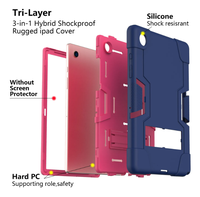 Étuis de protection antichoc pour tablettes Tab S10+/S10 Plus/S9 FE/A9 Plus/X216/X200/A7 10,5 pouces, colorés et résistants aux chutes