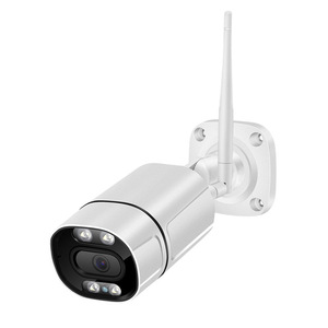 Wifi Camera an ninh 3MP CMOS cảm biến IP65 đám mây lưu trữ sử dụng trong nhà 1 năm phát hiện chuyển động âm thanh intercom Trắng LED đêm - Product Image 1