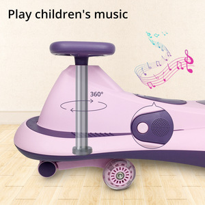 Voiture à pédales Hebei pour enfants de 1 à 7 ans, unisexe, alimentée par batterie, en ABS, avec musique et lumières clignotantes - Product Image 4