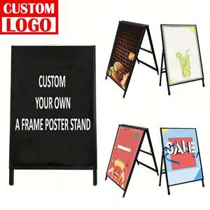 Expositor Publicitario Plegable de Aluminio Moderno y Portátil con Ruedas, Fácil de Montar, Personalizable - Product Image 1