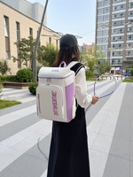 Sac de badminton à double bandoulière, grande capacité, imperméable, en tissu Oxford, sac à dos de sport et de fitness avec coussin d'air