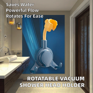 <span class=keywords><strong>Gancio</strong></span> <span class=keywords><strong>per</strong></span> Doccia con Ventosa in Plastica ABS Ecologica Rimovibile, Rotazione a 360°, Supporto <span class=keywords><strong>per</strong></span> Soffione Doccia - Product Image 2