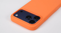 Coque de téléphone en silicone liquide couleur unie + PC pour iPhone 17 Pro Max 16 15 Plus 14 13 12 avec doublure en microfibre et cadre de caméra en plastique