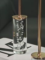 Luxuriöses 6-teiliges Acryl-Kerzenhalter-Set Europäischer Kerzenständer für Hochzeits-Tischdekoration und Wohnraumgestaltung
