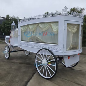 Customizable Color White Funeral Hearse Classic Limousines Beautiful Funeral Electric Modern Car Luxury Hearse <b>Trailer</b> - Product Image 2
