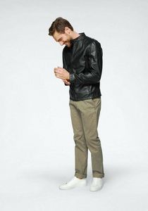 Chaquetas de Cuero de Camuflaje para Hombre, Personalizadas, de Alta Calidad, Más Vendidas, Resistentes al Viento y al Agua, con Diseño de Cremallera - Product Image 2